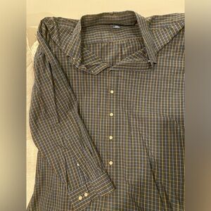 Striped big and tall dress shirt